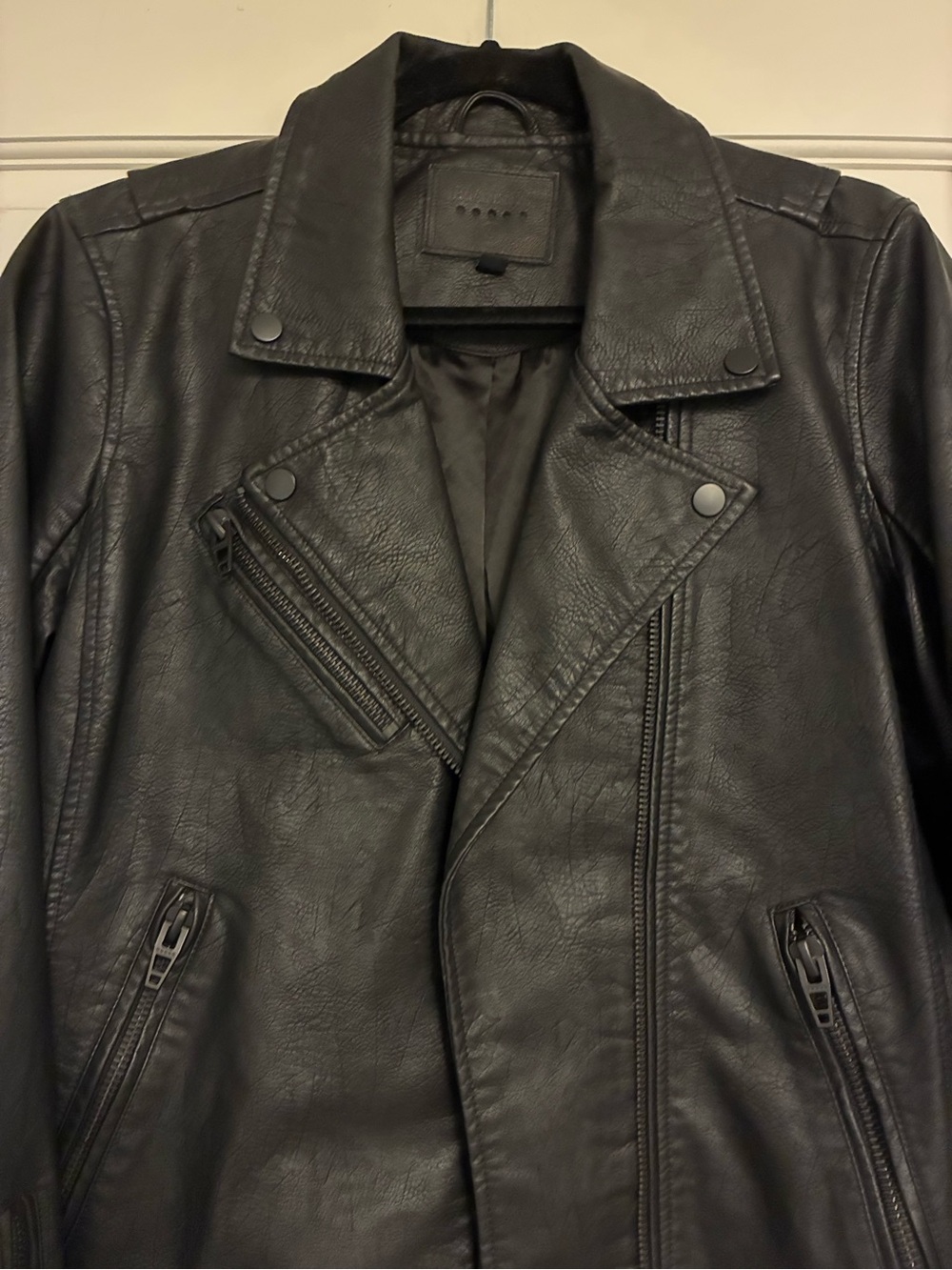 Anthologie Blank NYC Black Faux Leather Jacket